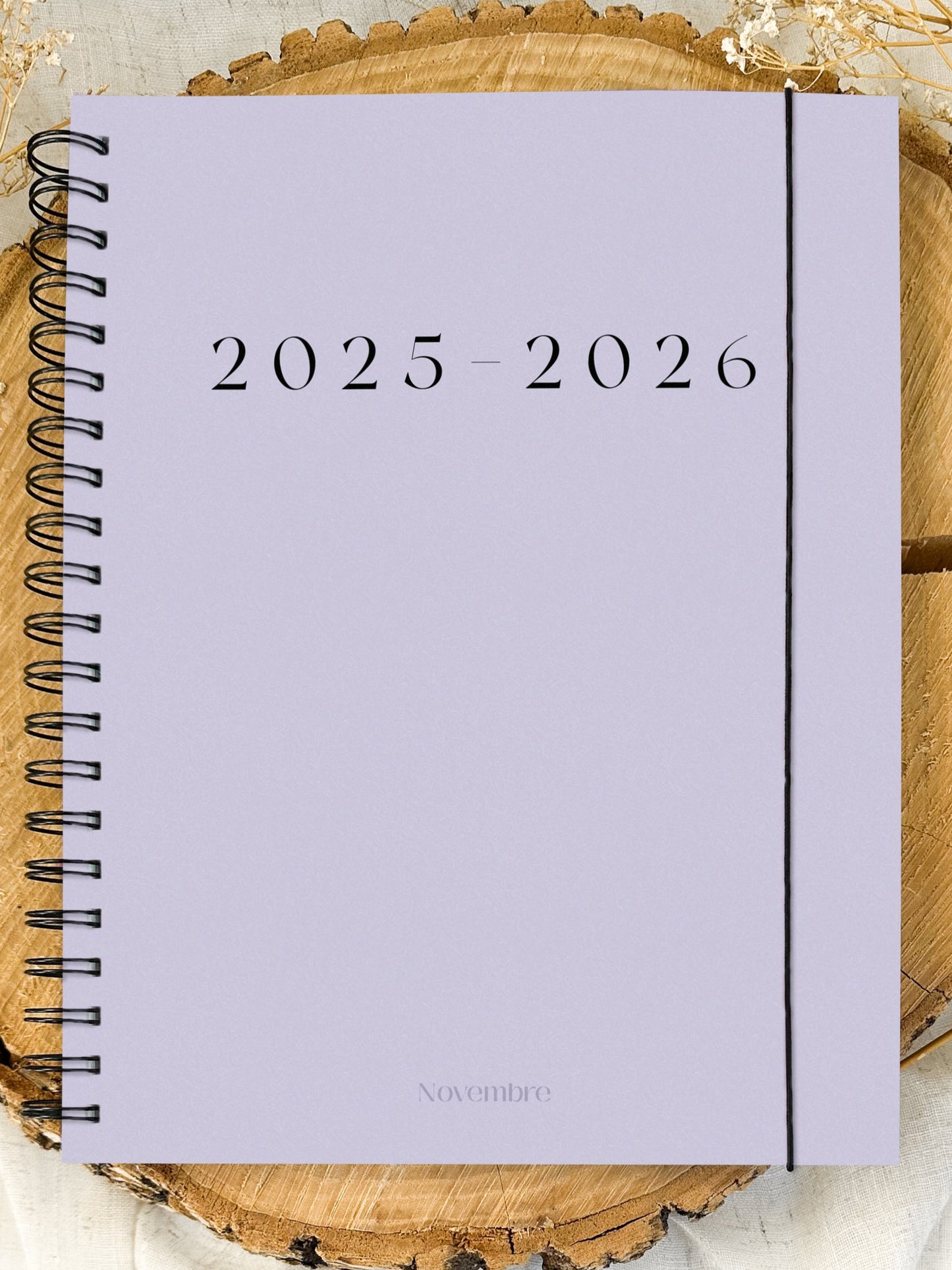 Agenda 2025-2026 grand format Lavande