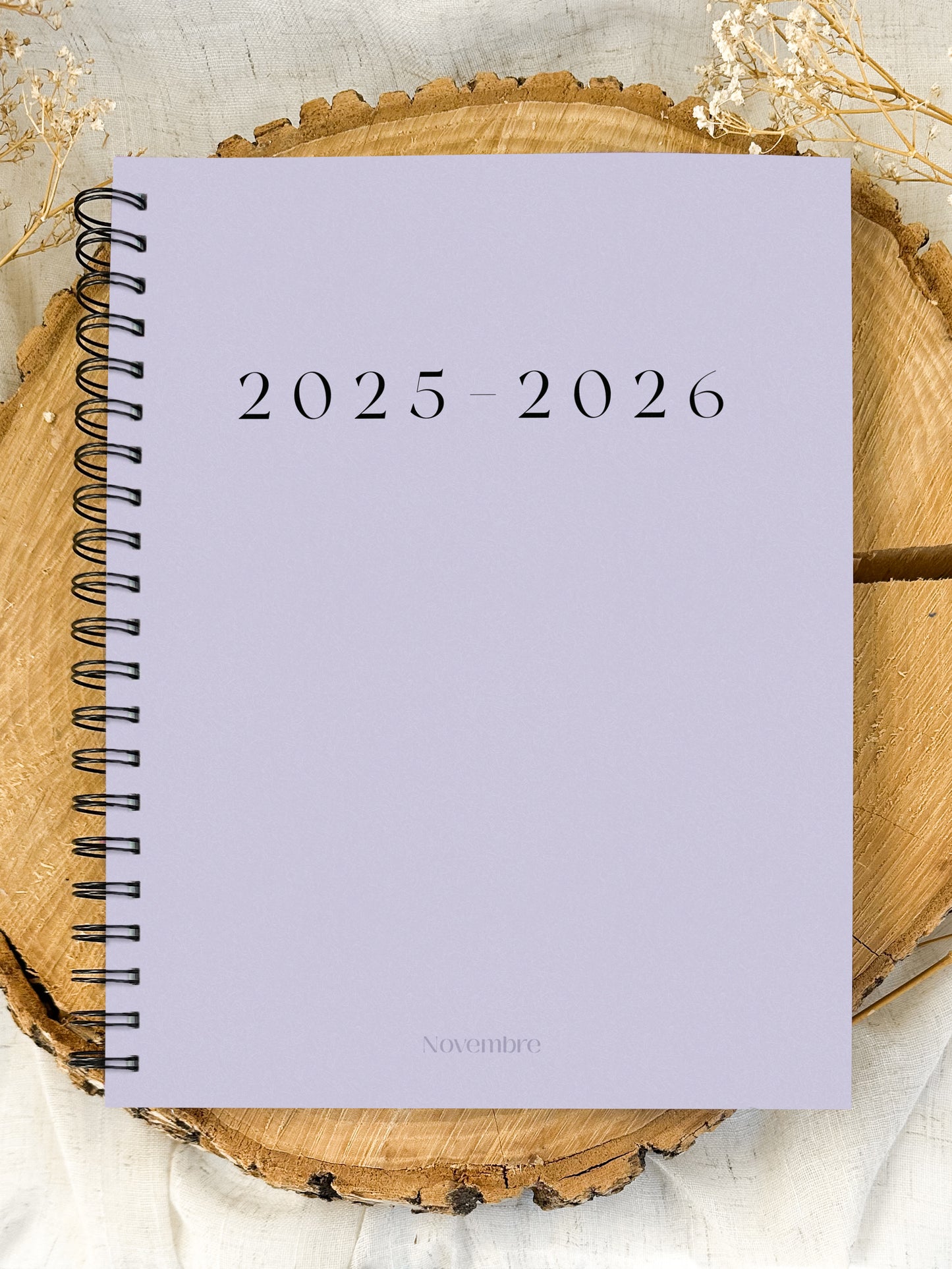 Agenda 2025-2026 grand format Lavande