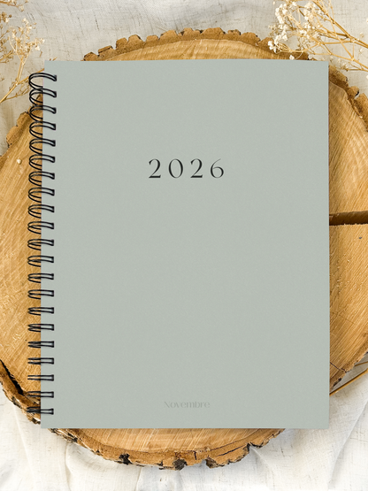 Agenda 2026 Greige Grand format
