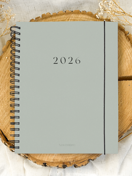 Agenda 2026 Greige Grand format