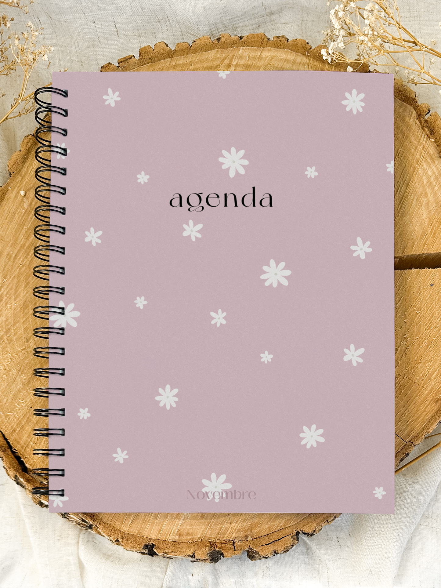 Agenda non-daté 12 mois Rosie Grand format