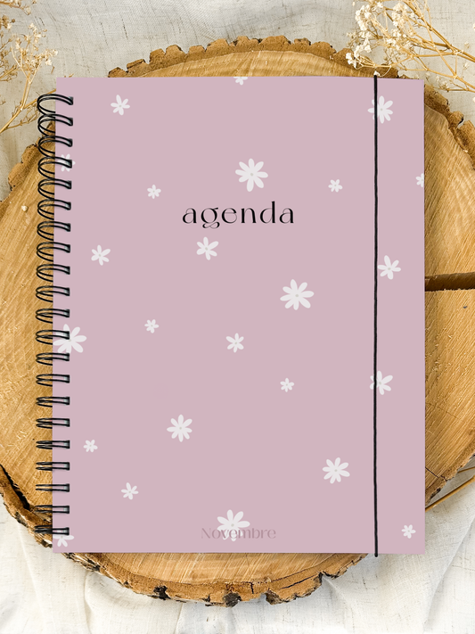 Agenda non-daté 12 mois Rosie Grand format