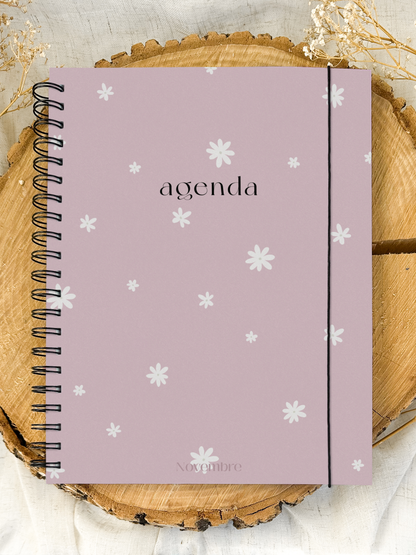 Agenda non-daté 12 mois Rosie Grand format