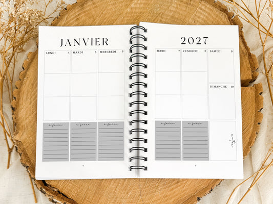 Agenda 2027 Sauge Format de poche