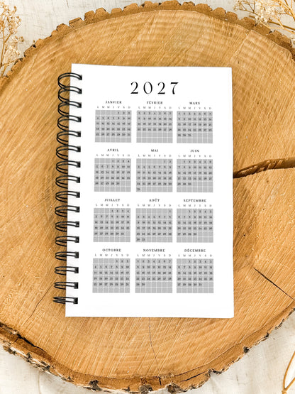 Agenda 2027 Porcelaine Format de poche
