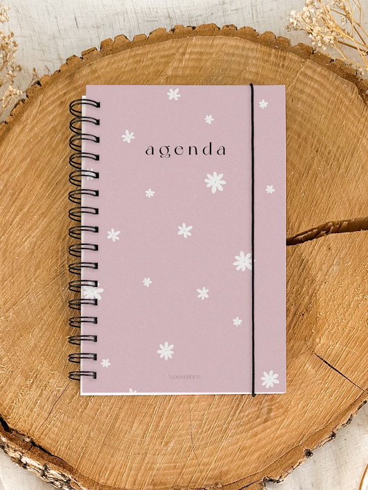 Agenda non-daté 12 mois Rosie Format de poche