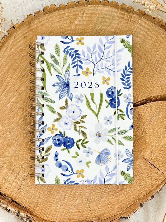 Agenda 2026 Hydrangea Format de poche