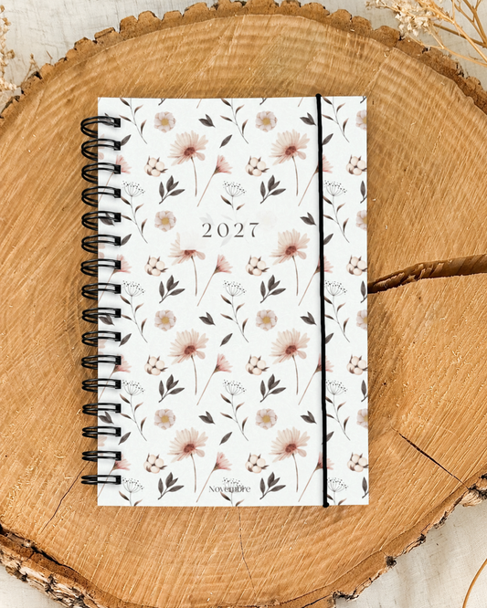 Agenda 2027 Fleurs nordiques Format de poche