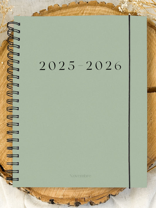 Agenda 2025-2026 grand format Sauge