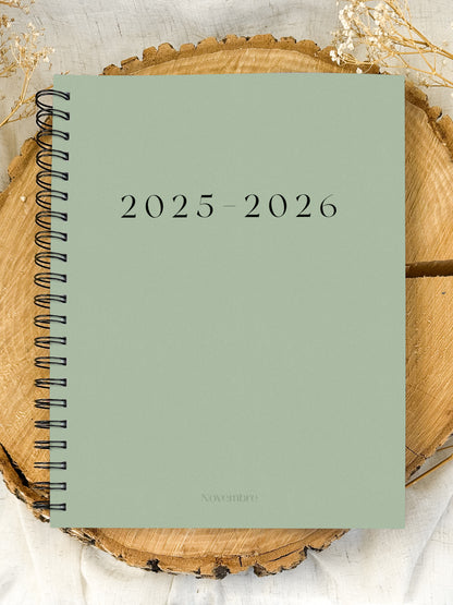Agenda 2025-2026 grand format Sauge