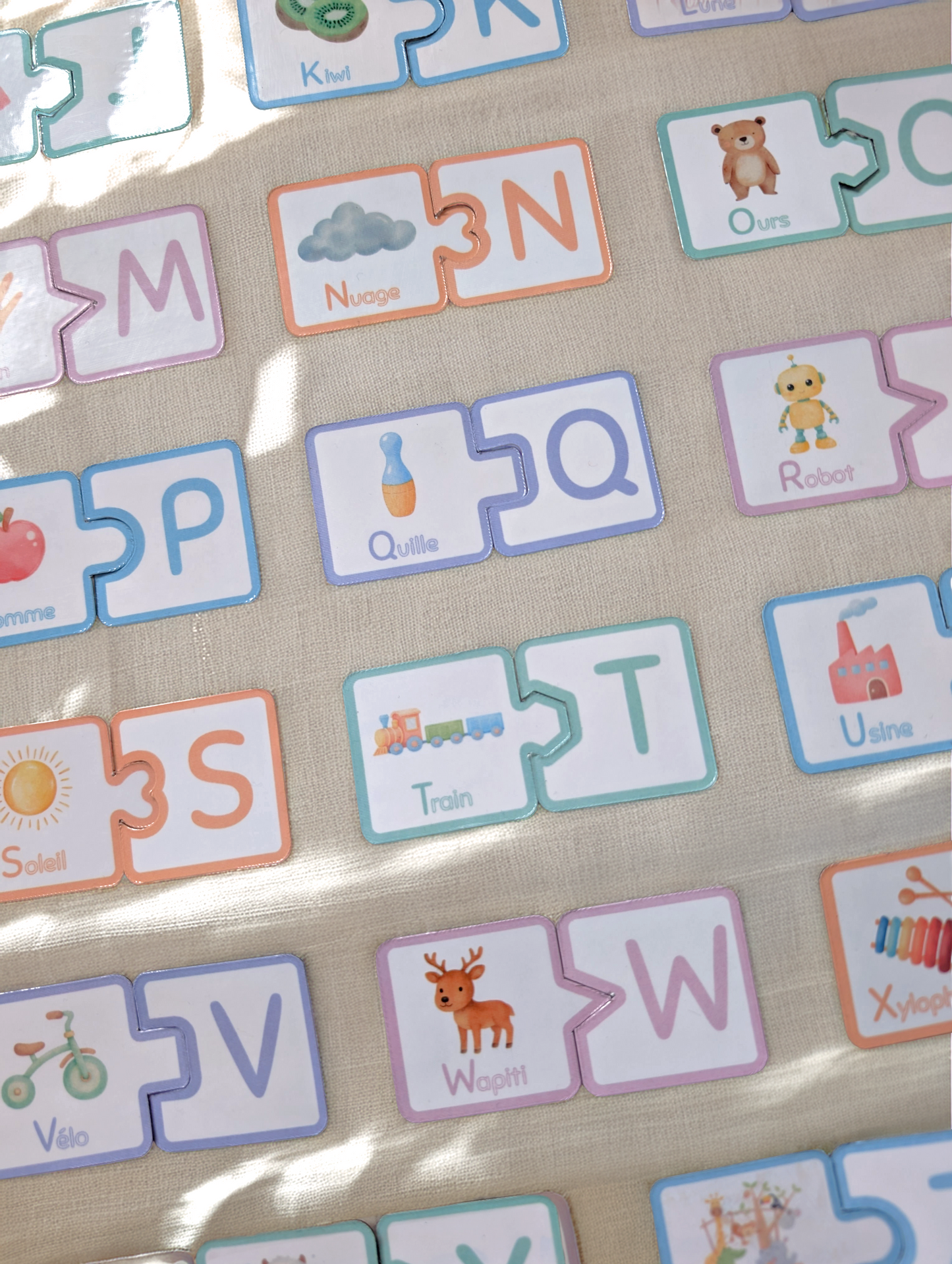 Système d'apprentissage de l'alphabet