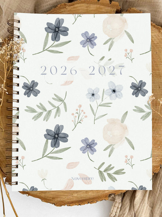 Agenda 2026-2027 Jardin d’Azur Grand format