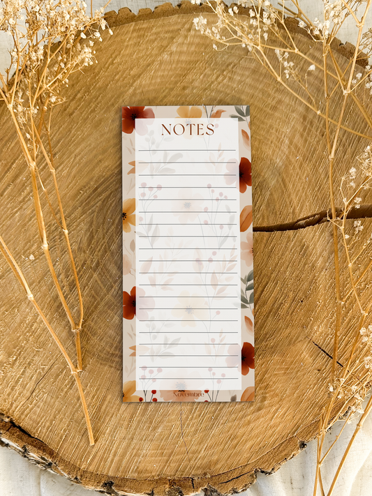 Bloc-Notes Calepin Cannelle
