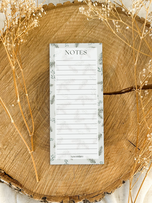 Bloc-Notes Calepin Boréal