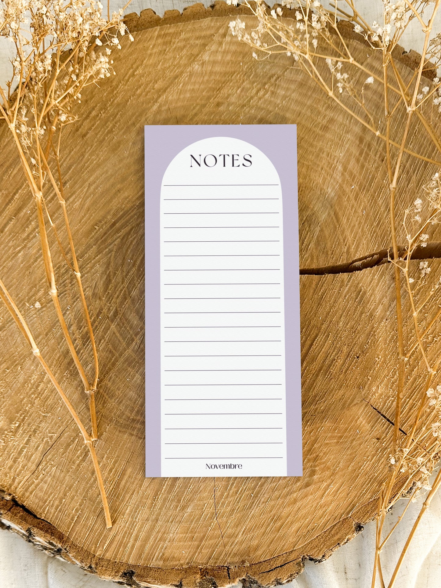 Bloc-Notes Calepin Lavande