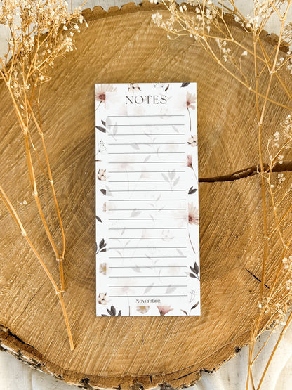 Bloc-Notes Calepin Fleurs Nordiques