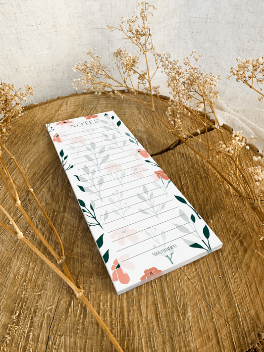Bloc-Notes Calepin Flora