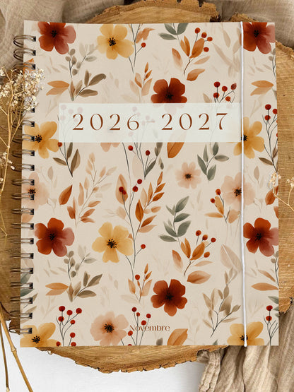 Agenda 2026-2027 Cannelle Grand format