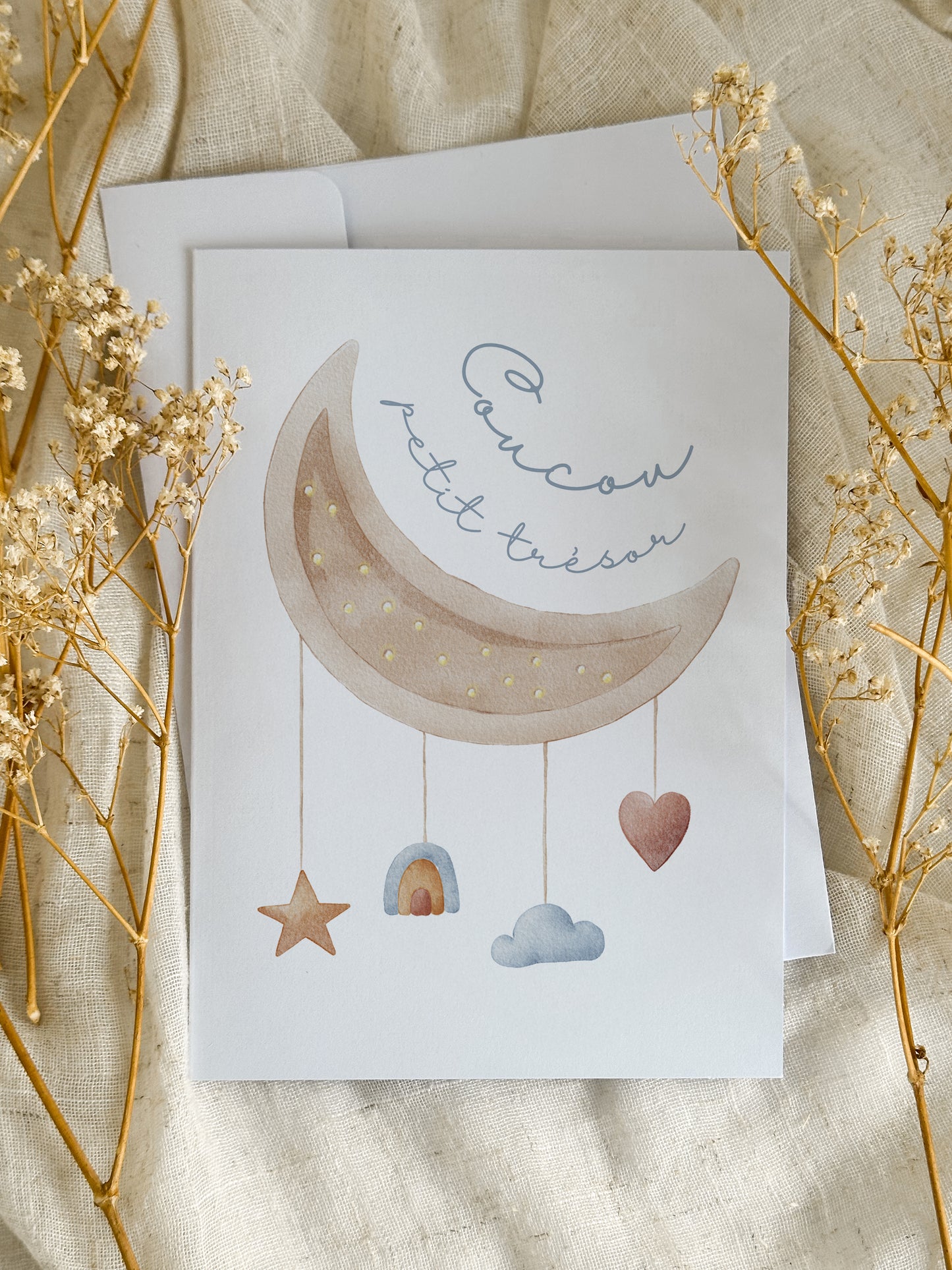 Carte de naissance Lune