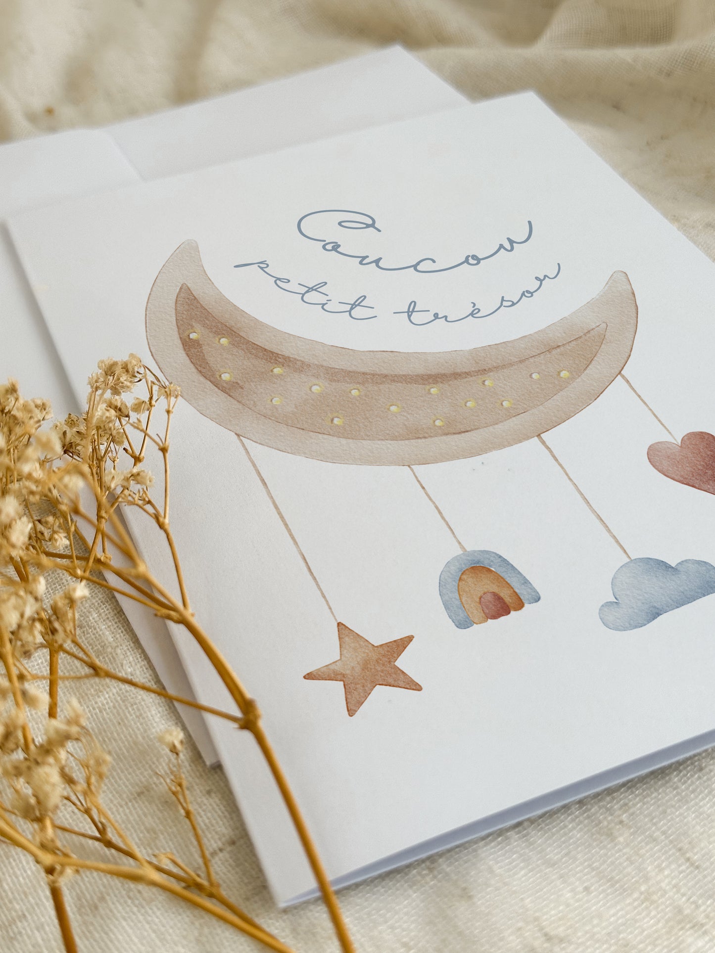 Carte de naissance Lune