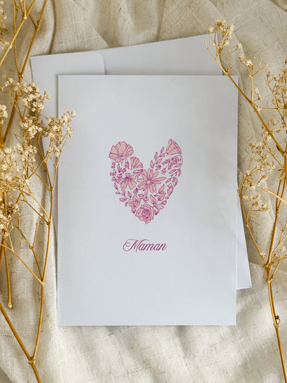 Carte de fête des mères Maman