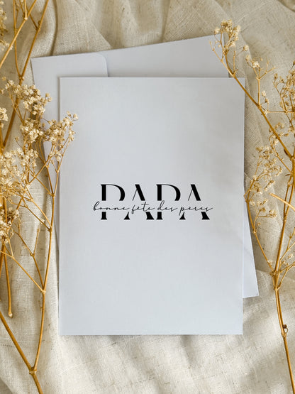 Carte de fête des pères Papa