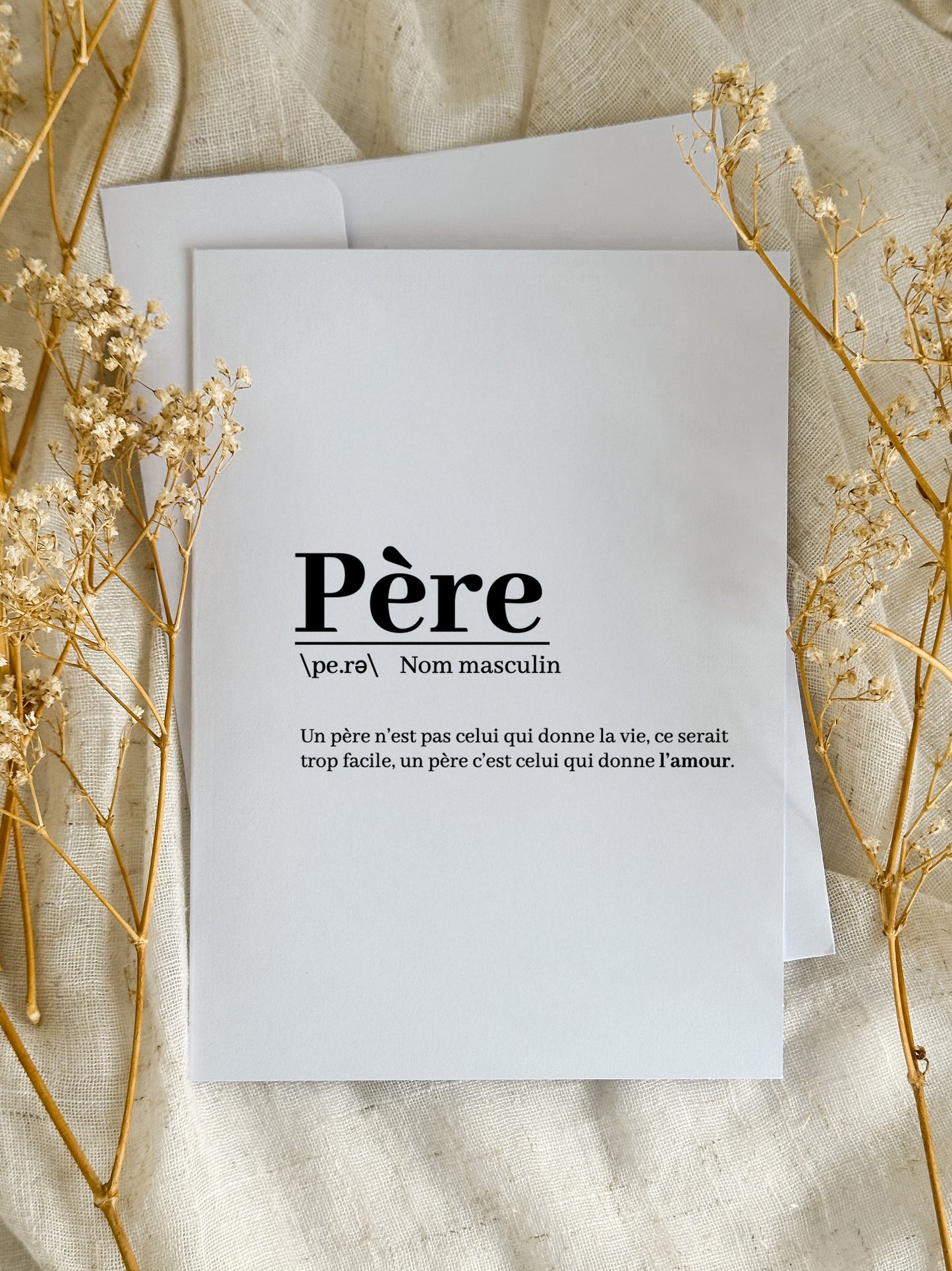 Carte de fête des pères Définition
