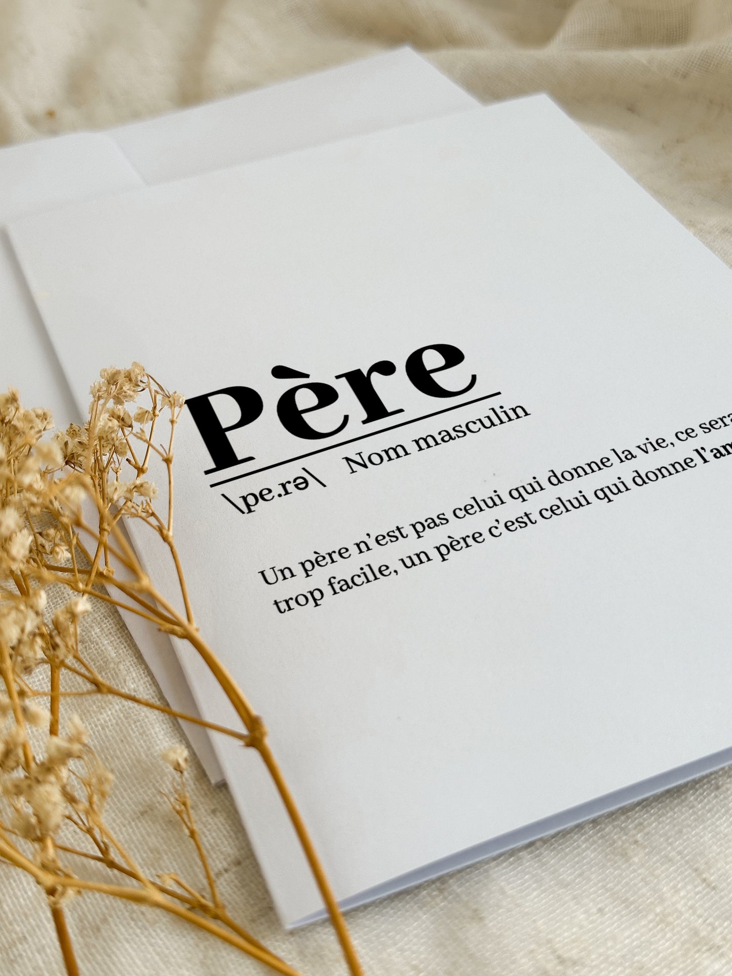 Carte de fête des pères Définition