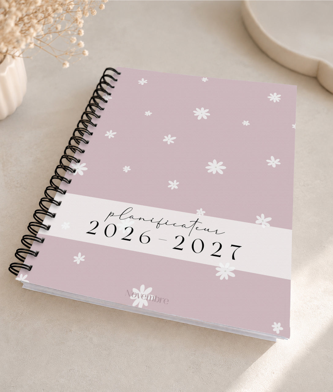 Planificateur pour enseignants et personnel scolaire 2026-2027 Rosie