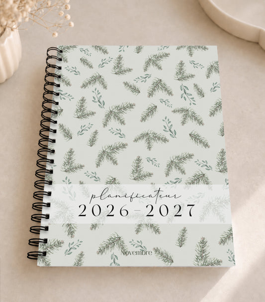 Planificateur pour enseignants et personnel scolaire 2026-2027 Boréal