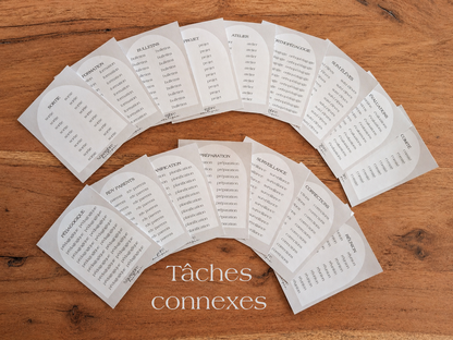 Étiquettes autocollantes pour planificateur d’enseignant