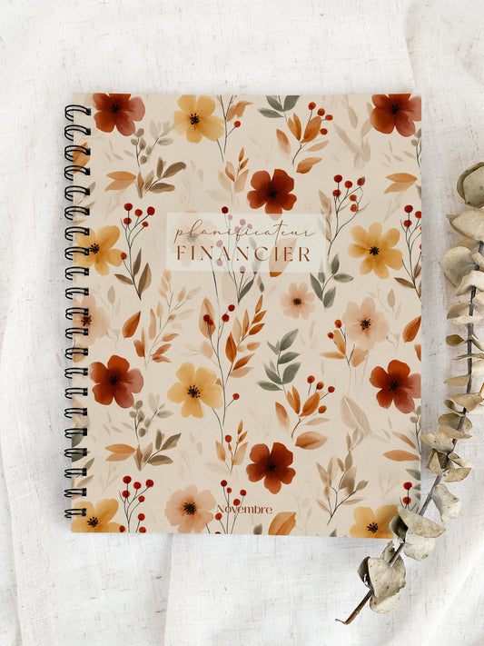 Planificateur financier Cannelle | Cahier de gestion des finances personnelles et de suivi du budget