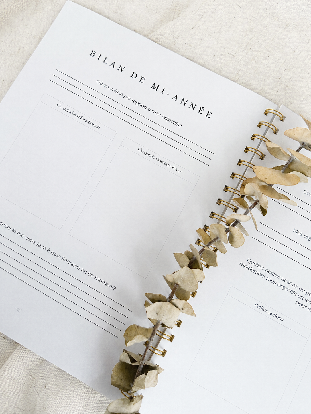 Planificateur financier Porcelaine | Cahier de gestion des finances personnelles et de suivi du budget