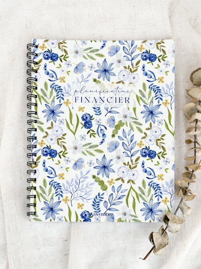 Planificateur financier Hydrangea | Cahier de gestion des finances personnelles et de suivi du budget
