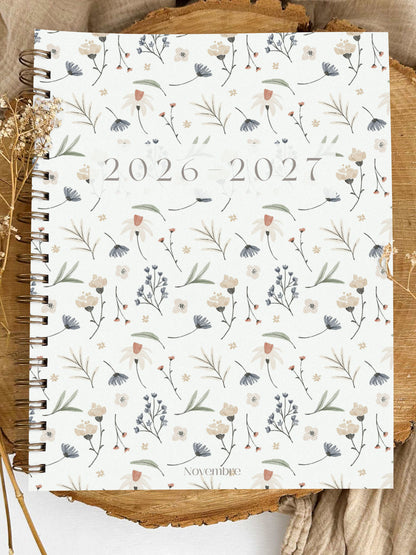Agenda 2026-2027 Fleuri Grand format