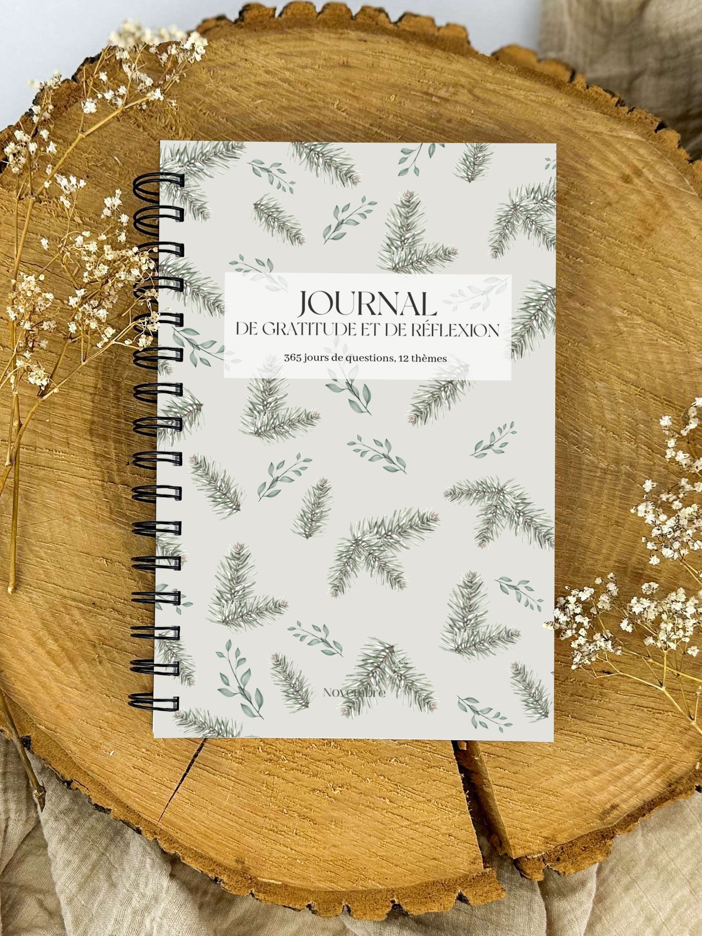 Journal de gratitude et de réflexions Boréal