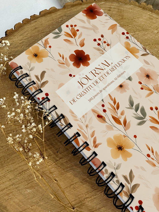 Journal de gratitude et de réflexions Cannelle