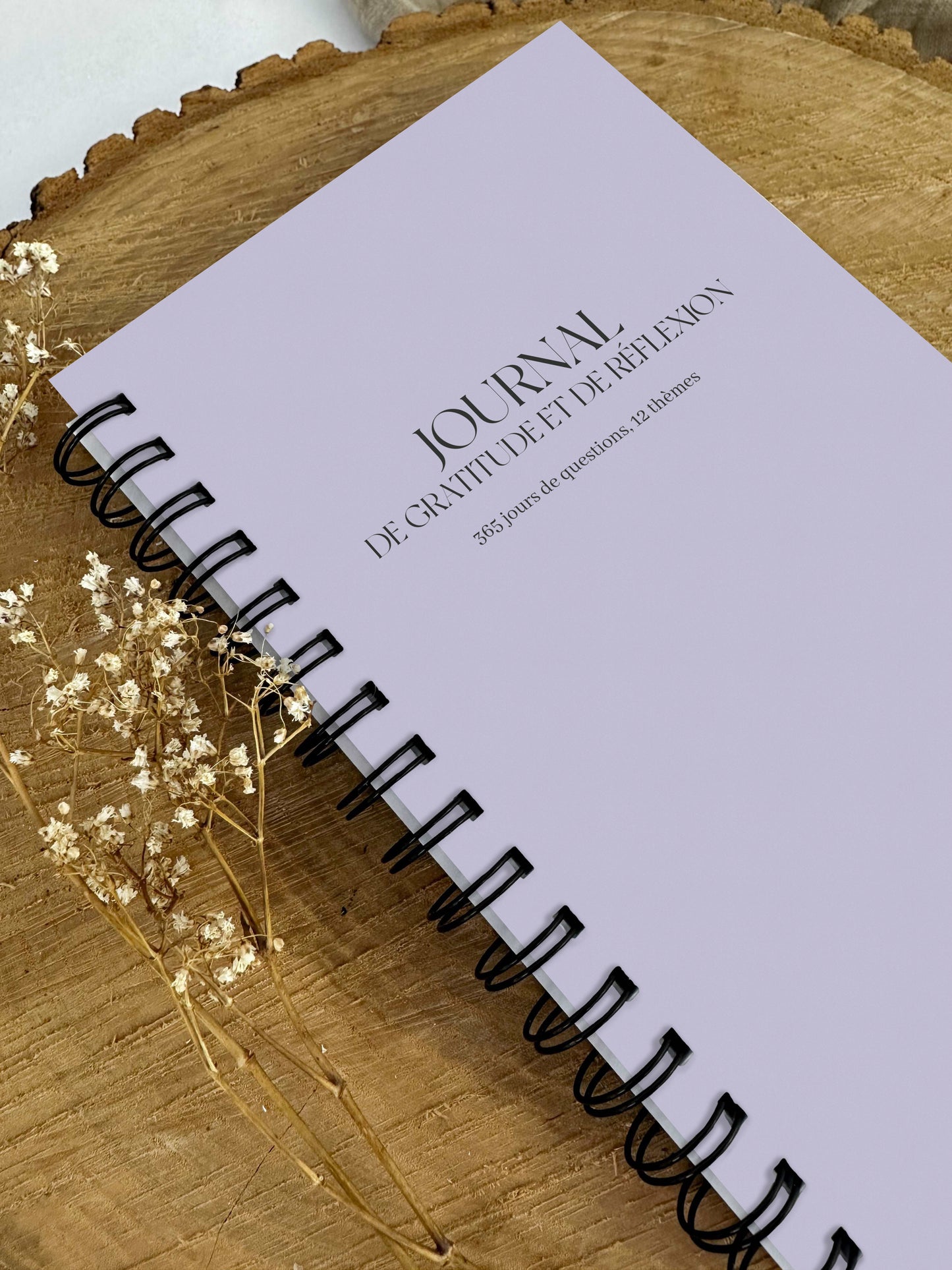 Journal de gratitude et de réflexions Lavande