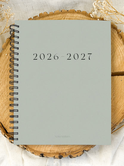 Agenda 2026-2027 Greige Grand format