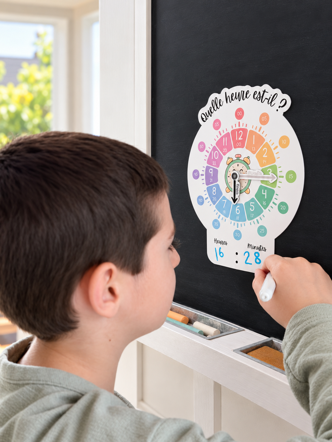 Système d'apprentissage de l'heure