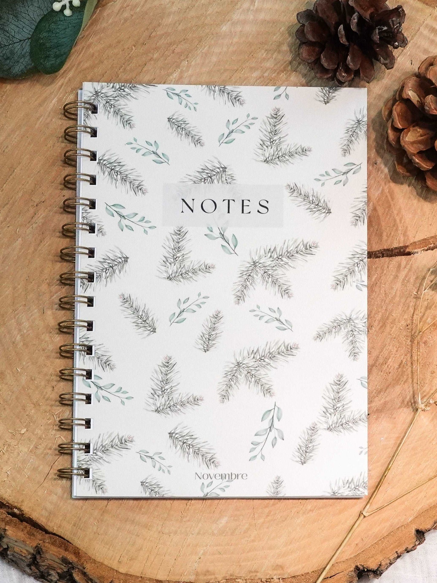 Cahier de notes Boréal - Novembre Boutique