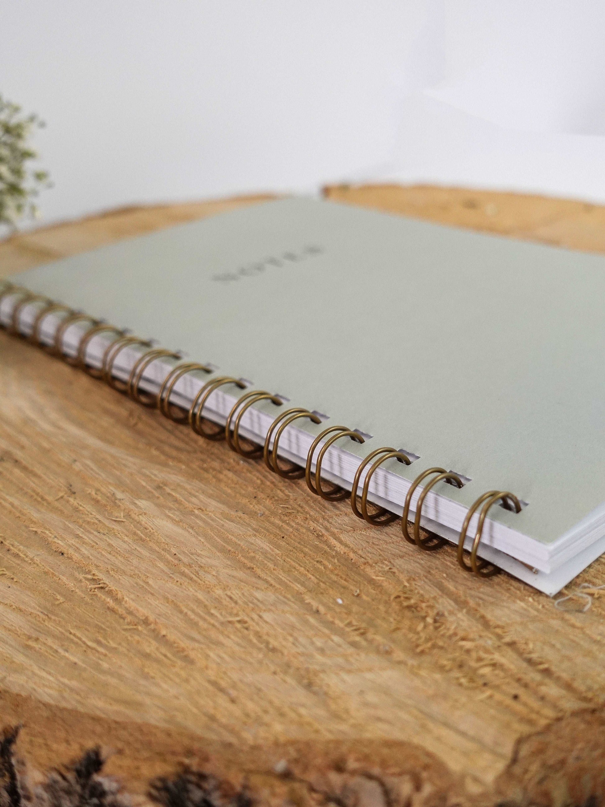 Cahier de notes Sauge - Novembre Boutique