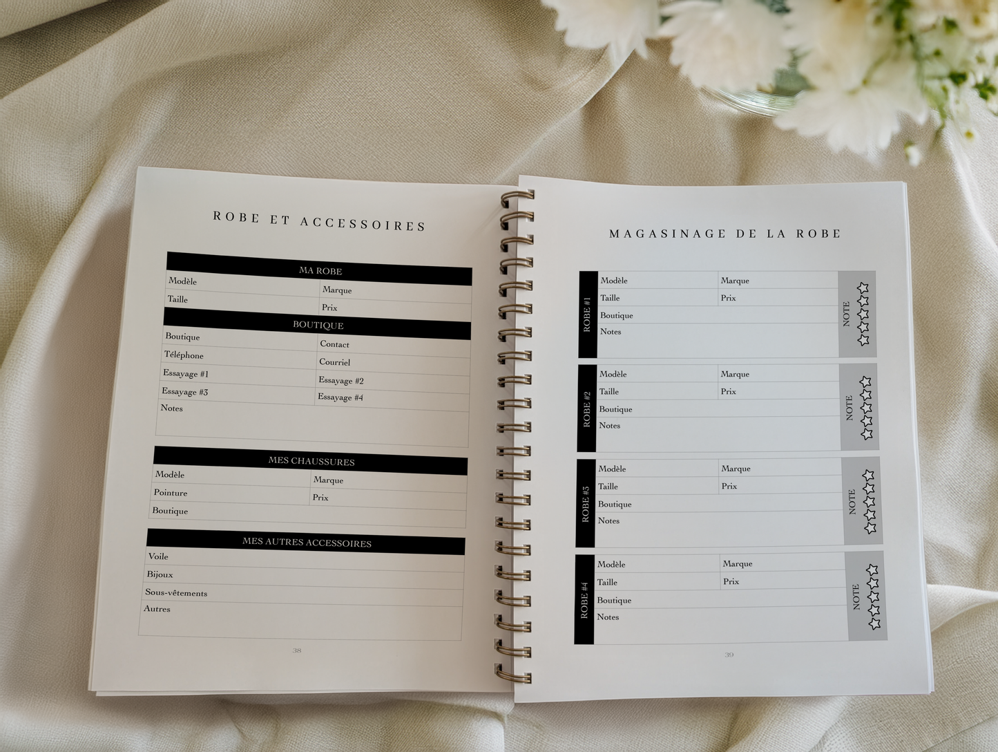 Planificateur de mariage Cannelle