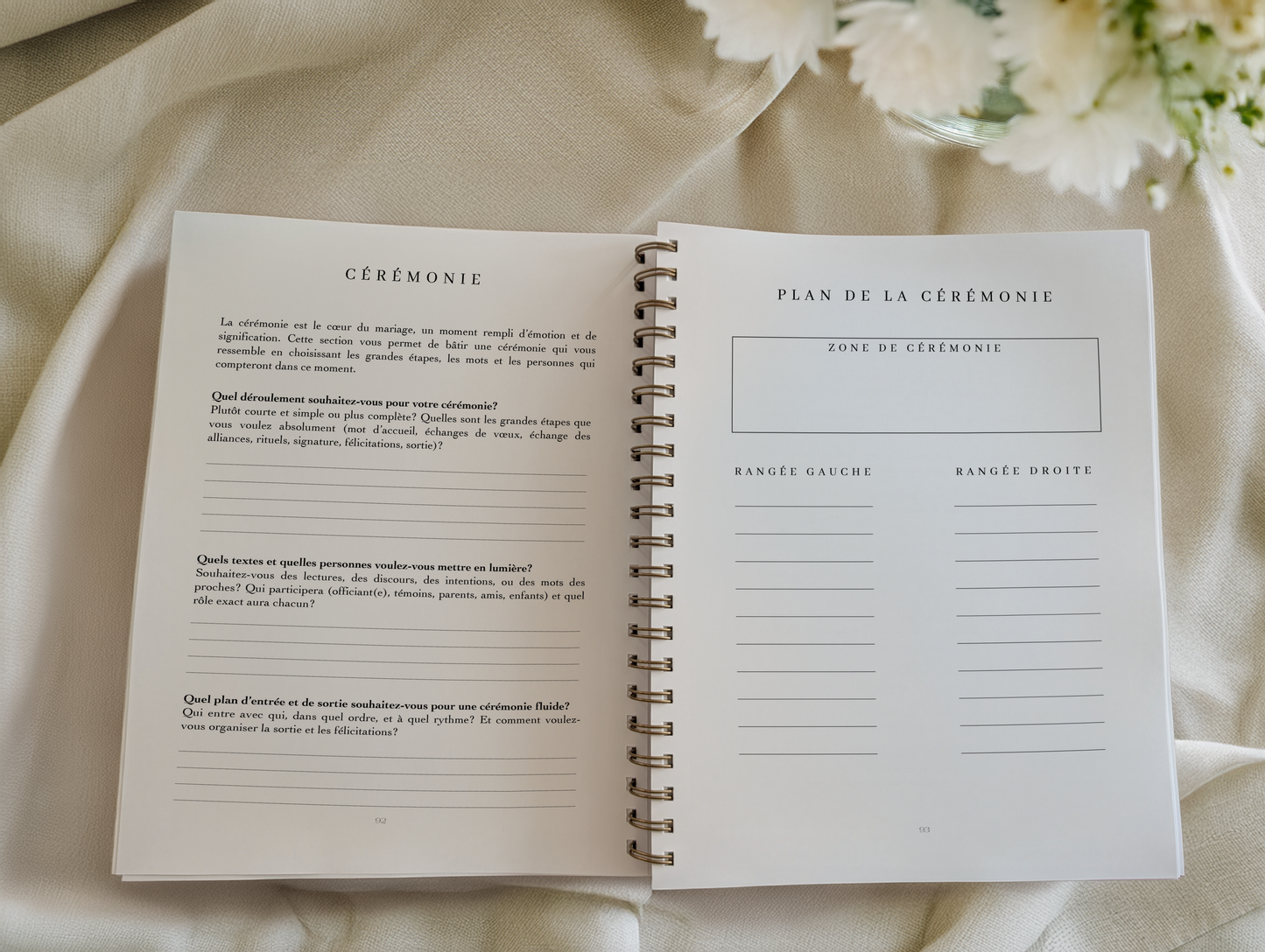 Planificateur de mariage Cannelle