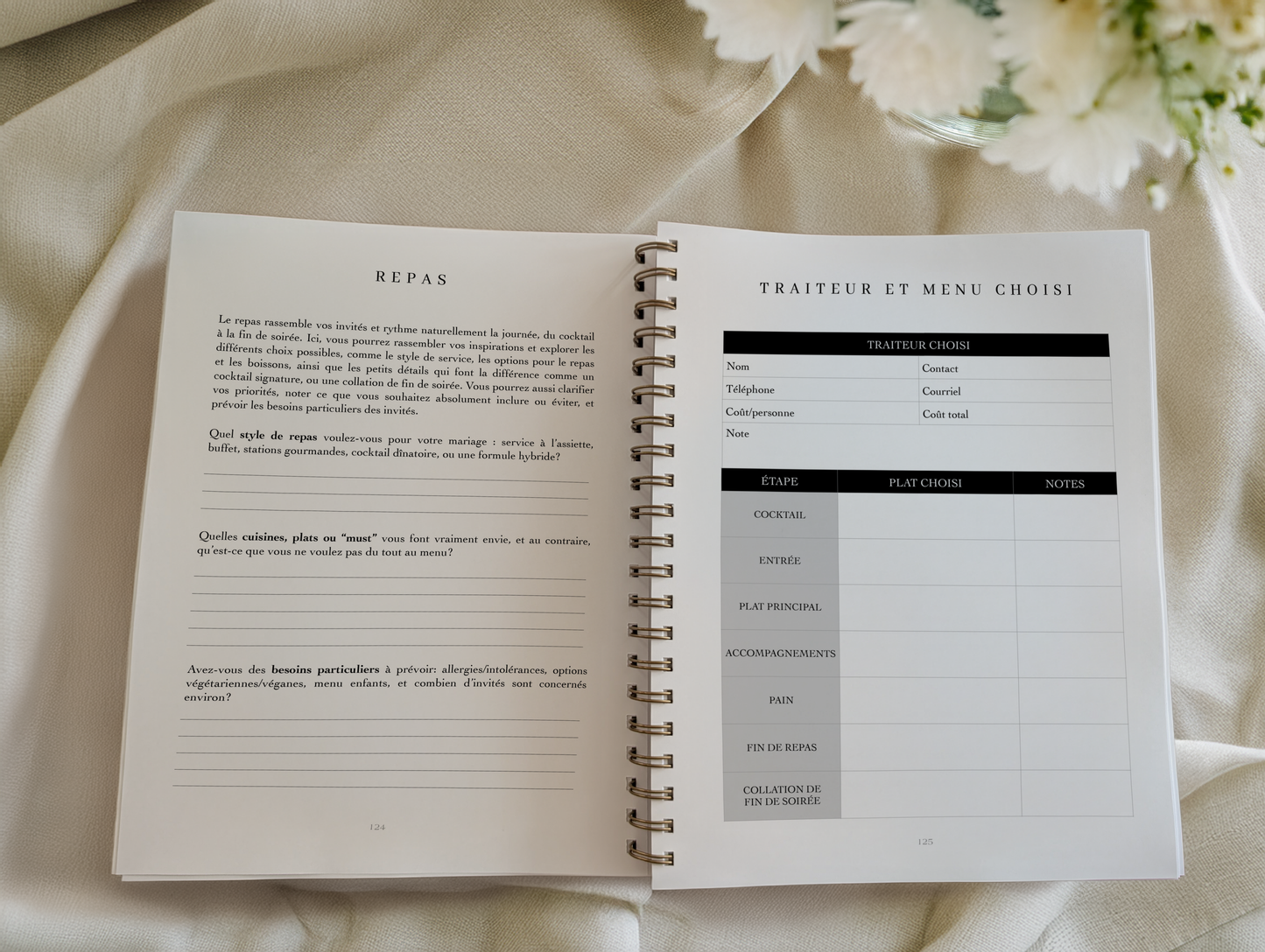 Planificateur de mariage Cannelle