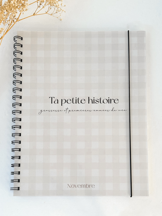 Livre de bébé et grossesse Damier d'été