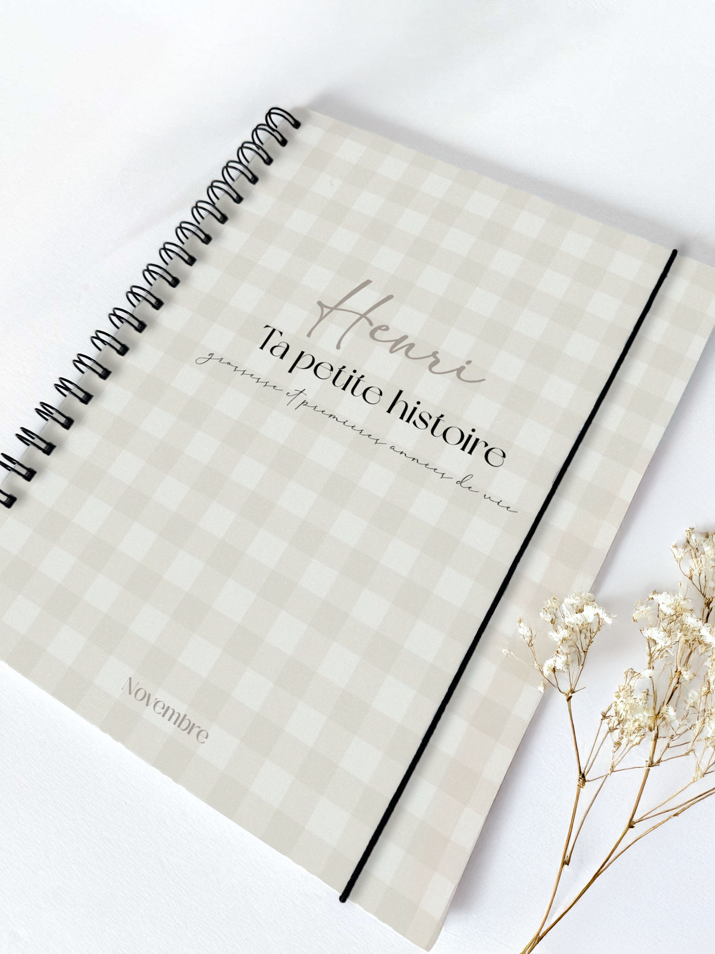 Livre de bébé et grossesse Damier d'été
