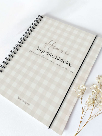 Livre de bébé et grossesse Damier d'été