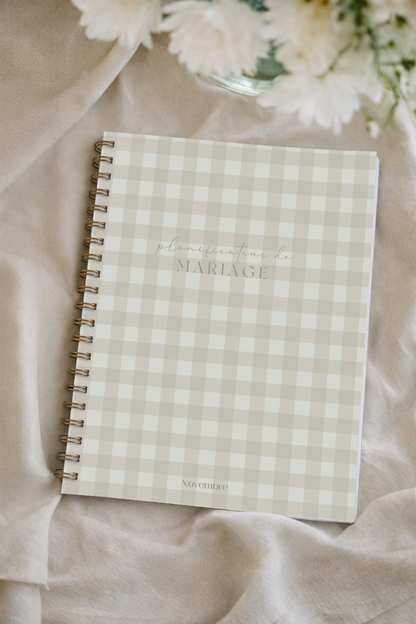 Planificateur de mariage Damier d'été