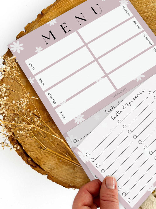 Planificateur de repas et liste d'épicerie Rosie